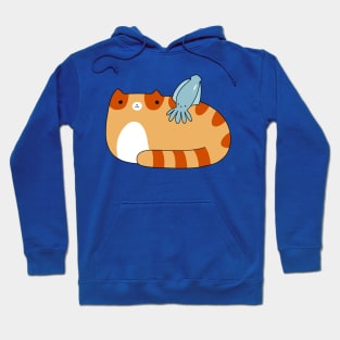 Tabby Cat and Squid Hoodie